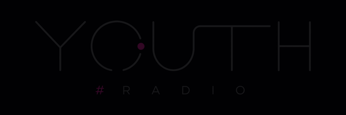 Youth Radio animated neon logo